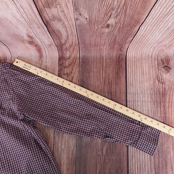 Canali 1934 Mens Large Plaid  Cotton Long Sleeve Button Down Shirt Made In Italy - Picture 14 of 14